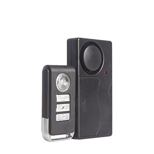 Mengshen Mengshen Wireless Vibration Alarm, Anti-Theft Burglar Alarm for Bicycle/Bike/Motorcycle/Car/Vehicles/Door/Window, 110db Super Loud (Remote Control Included)