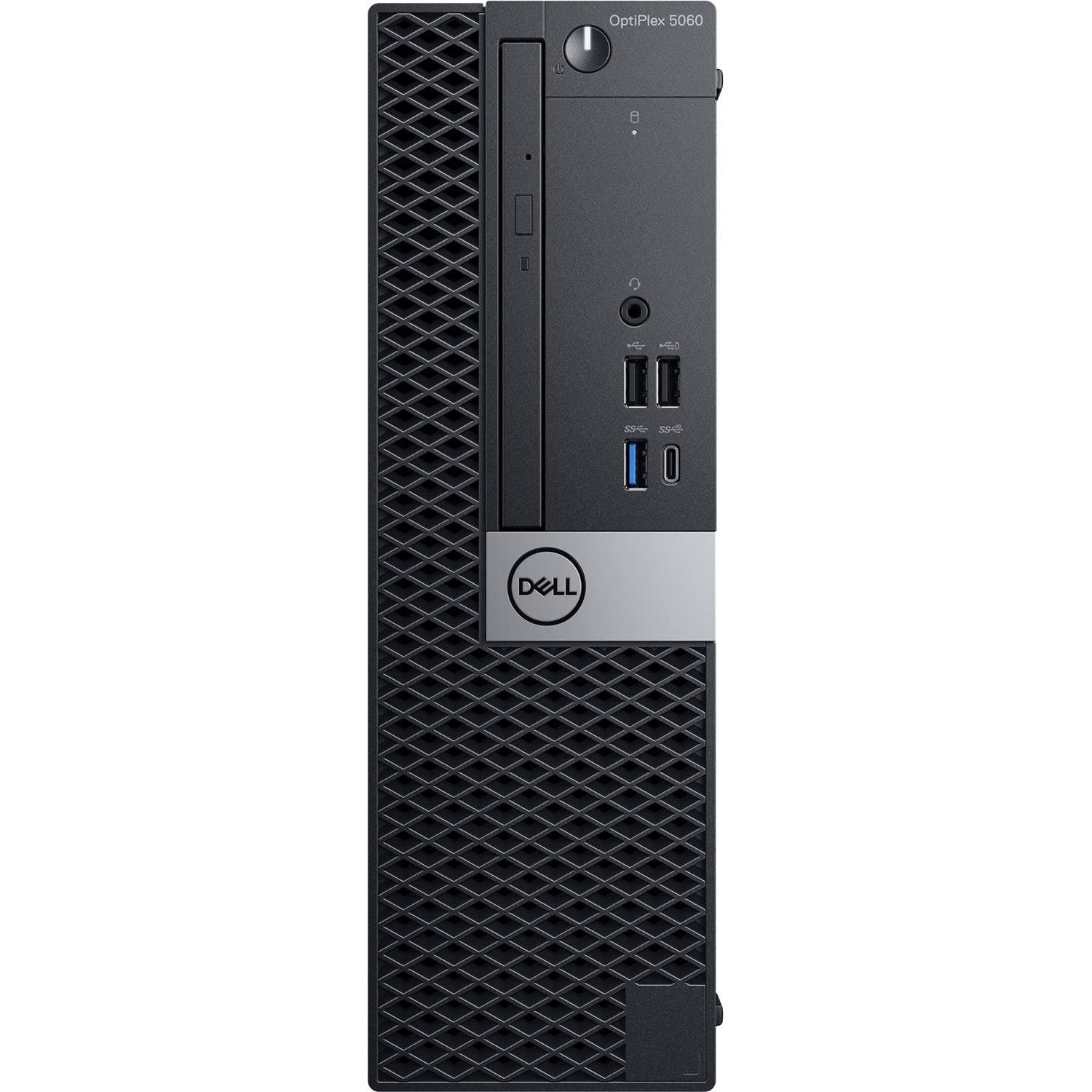 Dell Dell Optiplex 5060 Desktop Computer | Hexa Core Intel i7 (3.4) | 32GB DDR4 RAM | 250GB SSD Solid State | Windows 11 Professional | Home or Office PC, Black (Renewed)