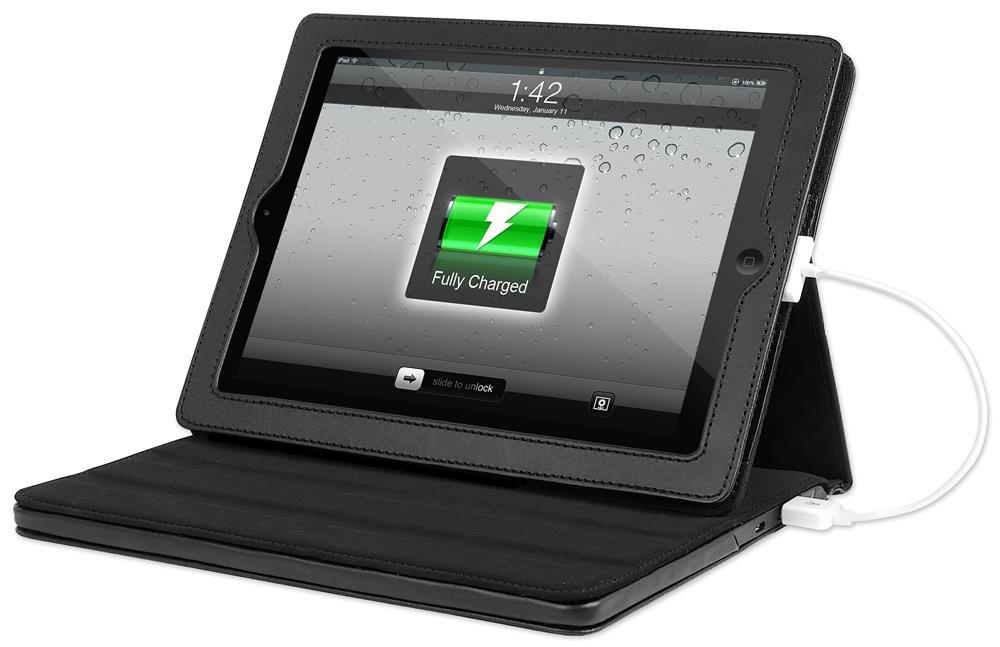 it.innovative technology Justin Power 11,600 mAh Rechargeable Power Case Designed for iPad (Generations 1, 2, 3 and 4), Black