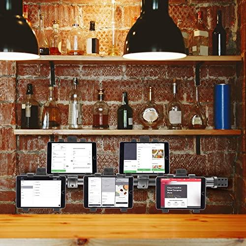 iBOLT iBOLT TabDock Point of Purchase/POS Wall Mount - with 5 Tablet Holders Perfect for Multiple delivery Applications (DoorDash, Uber eats, Postmates, etc.) Fits 7 to 10 inch Tablets