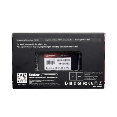KingSpec KingSpec M.2 SATA SSD, 1TB 2280 SATA III 6Gbps Internal M.2 SSD, Ultra-Slim NGFF State Drive for Desktop/Laptop/Notebook