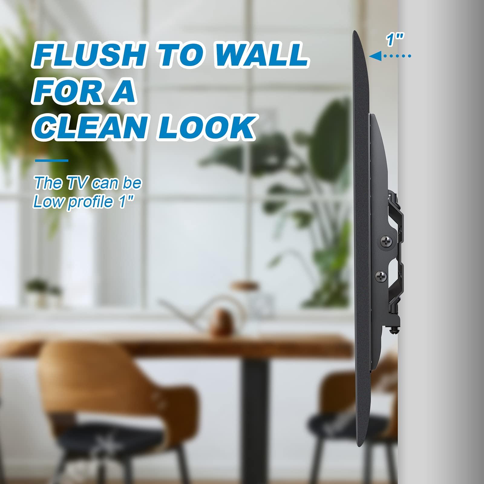 Pipishell Pipishell Full Motion TV Wall Mount for Most 37-75 inch TVs up to 100 lbs & Tilting TV Wall Mount Bracket Low Profile for 13-42 Inch Flat Screen TVs & Monitors