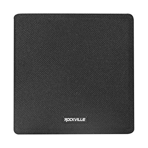 Rockville Rockville Cube Black Pair of 3.5" Black Home Theater Wall Speakers+Swivel Brackets