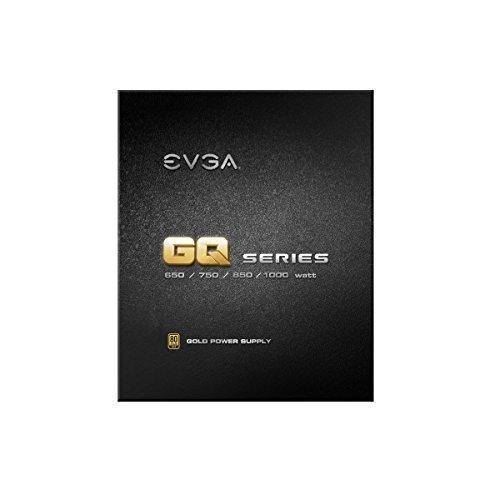 EVGA EVGA 210-GQ-0750-V1 750 GQ, 80+ GOLD 750W, Semi Modular, EVGA ECO Mode, 5 Year Warranty, Power Supply, Black