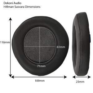 Dekoni Audio Dekoni Audio Earpad Replacement for HifiMan Susvara Headphone Pads (Elite Velour)
