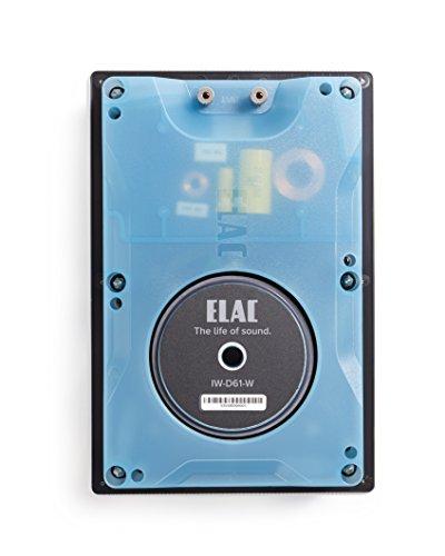 ELAC Elac - Debut IW-D61-W Custom in-Wall Speaker (Ea), Black