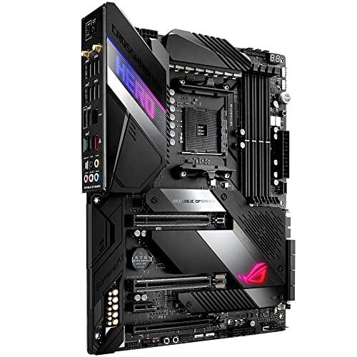 ASUS ASUS ROG X570 Crosshair VIII Hero (Wi-Fi) ATX Motherboard with PCIe 4.0, on-Board WiFi 6 (802.11Ax), 2.5 Gbps LAN, USB 3.2, SATA, M.2, Node and Aura Sync RGB Lighting