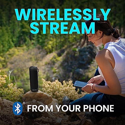 BOSS Audio Systems BOSS Audio Systems BOLT Portable Wireless Bluetooth Speaker - Black, Loud 1.5 Inch Speakers With Bass, Weatherproof, Flashlight, Sold In Pairs, For Outdoor, Home, Party, iPhone, Computer, Desktop