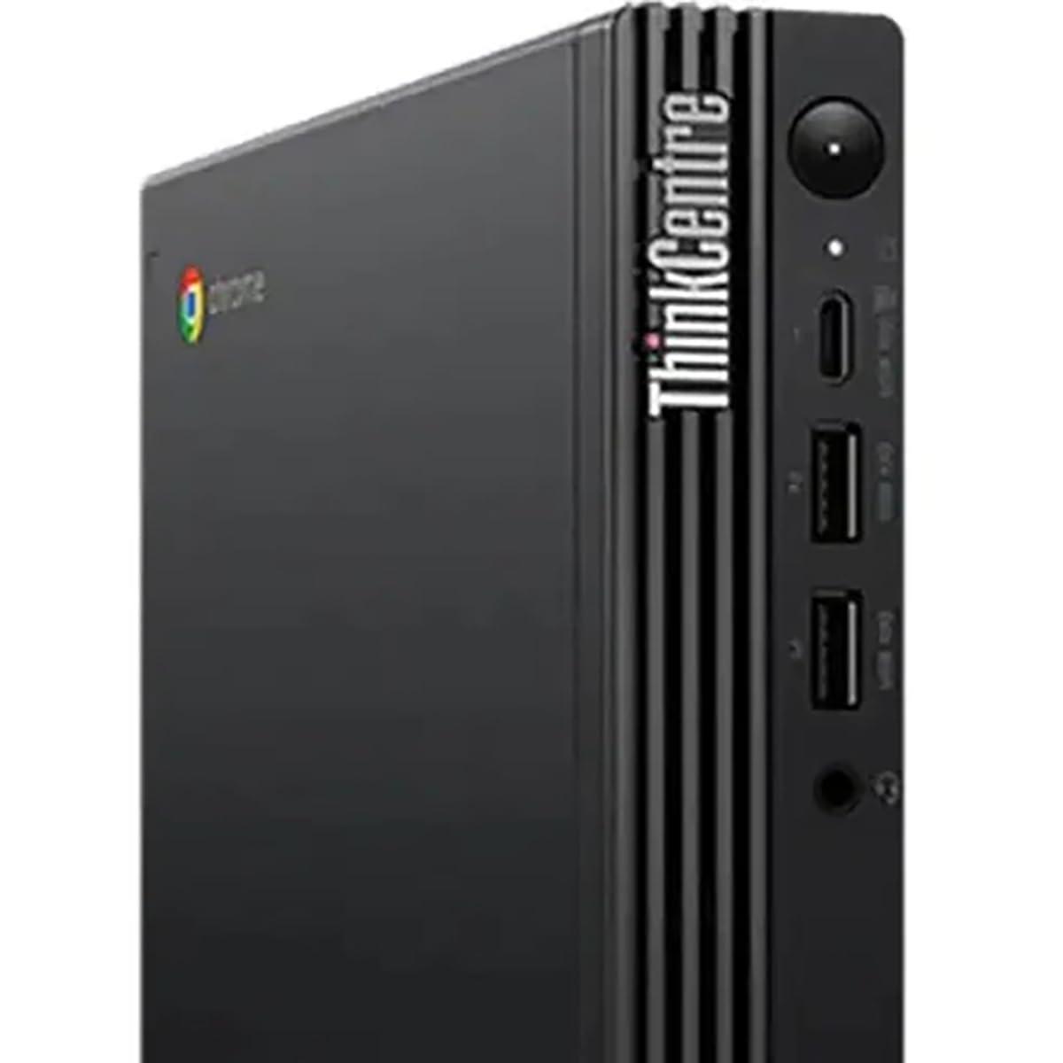 Lenovo Lenovo ThinkCentre M60q Chromebox Tiny Desktop Computer, Intel Core i3-1215U 1.2GHz, 8GB RAM, 128GB SSD, Chrome OS, Black