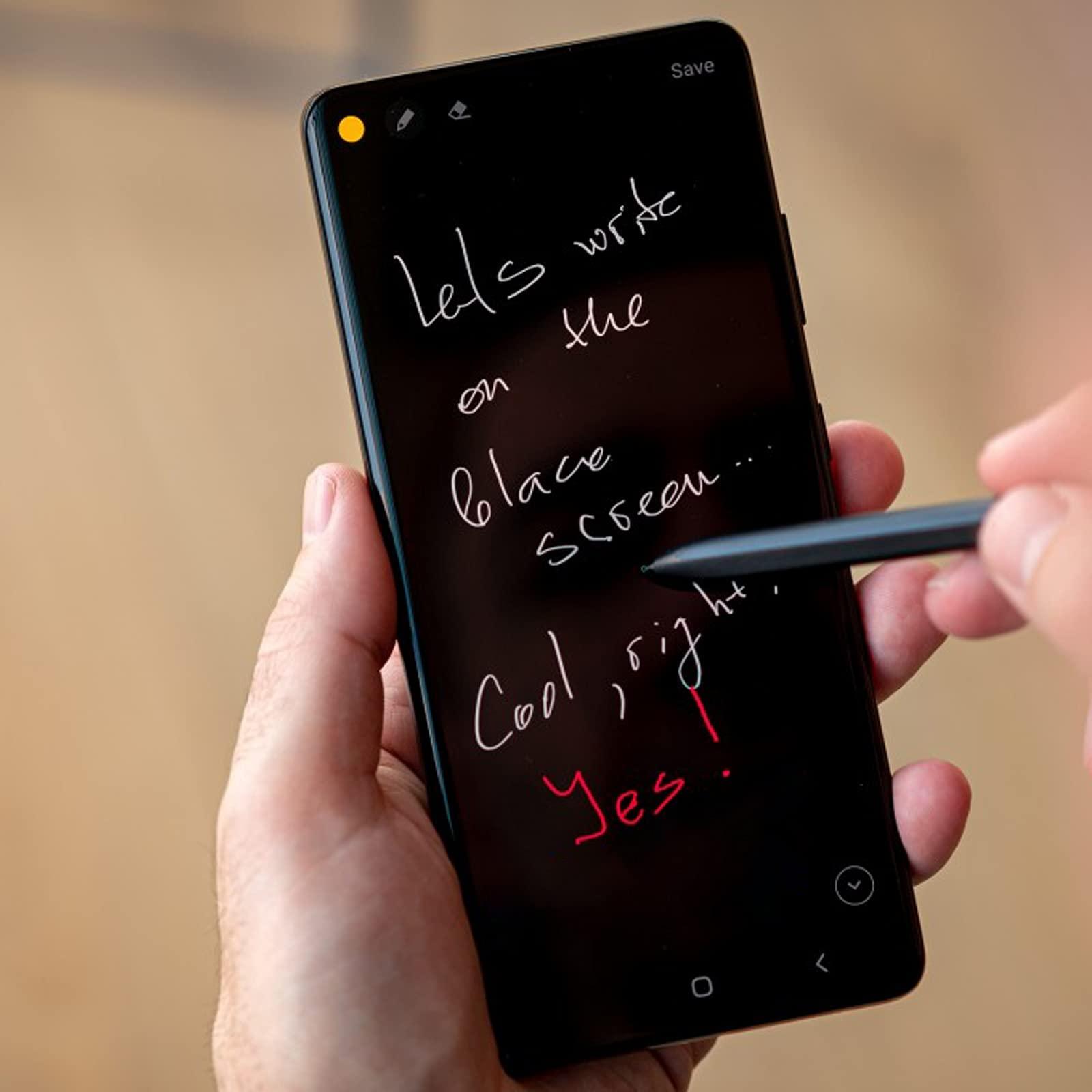 PCTC Galaxy S21 Ultra S Pen Replacement for Samsung Galaxy S21 Ultra 5G S Pen Stylus Pen + 5X Replacement Tips/Nibs (Mystic Black)