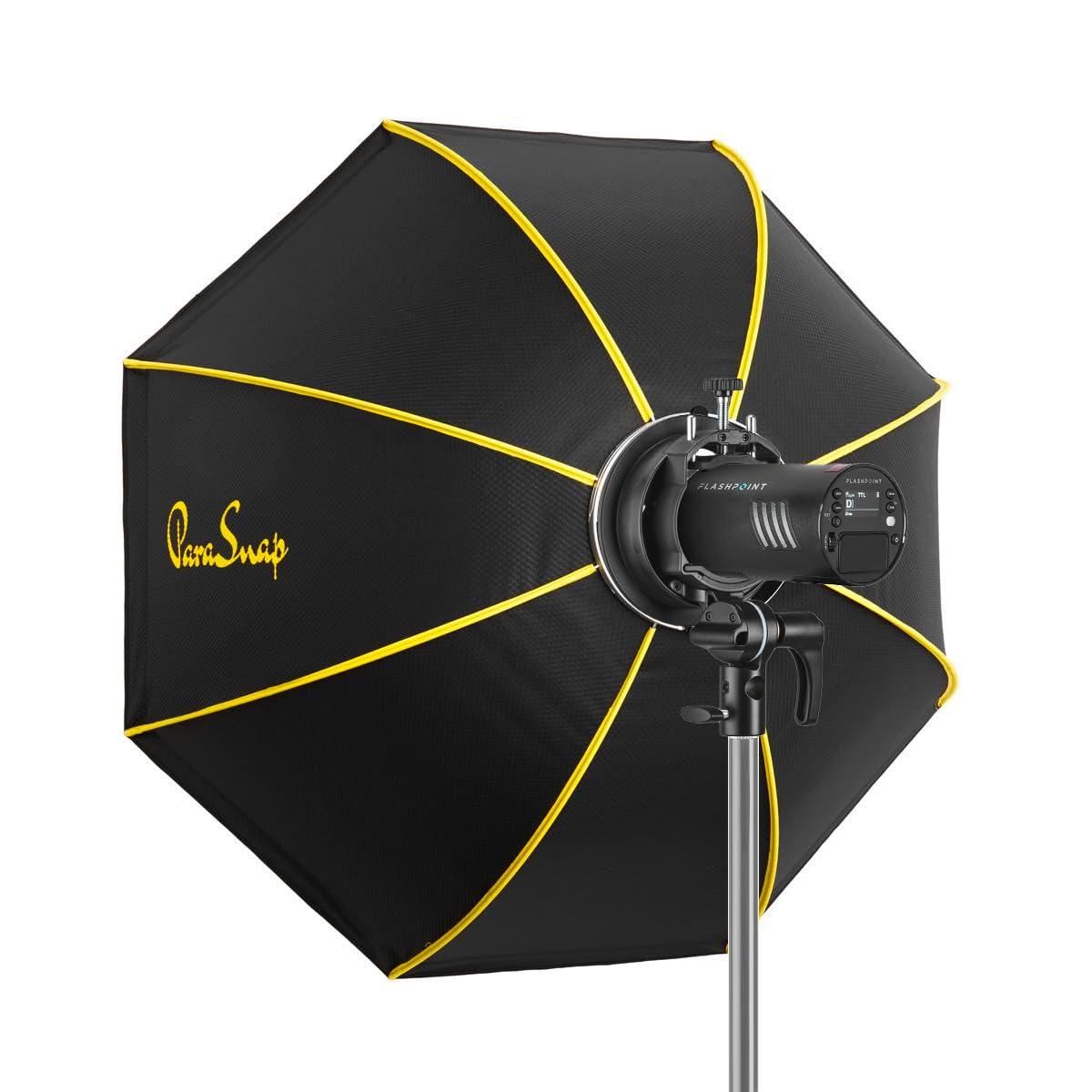 Flashpoint Flashpoint XPLOR 100 Pro TTL R2 Monolight, Bundle with ParaSnap Octa 36" Softbox and Glow S2 Bowens Mount Bracket