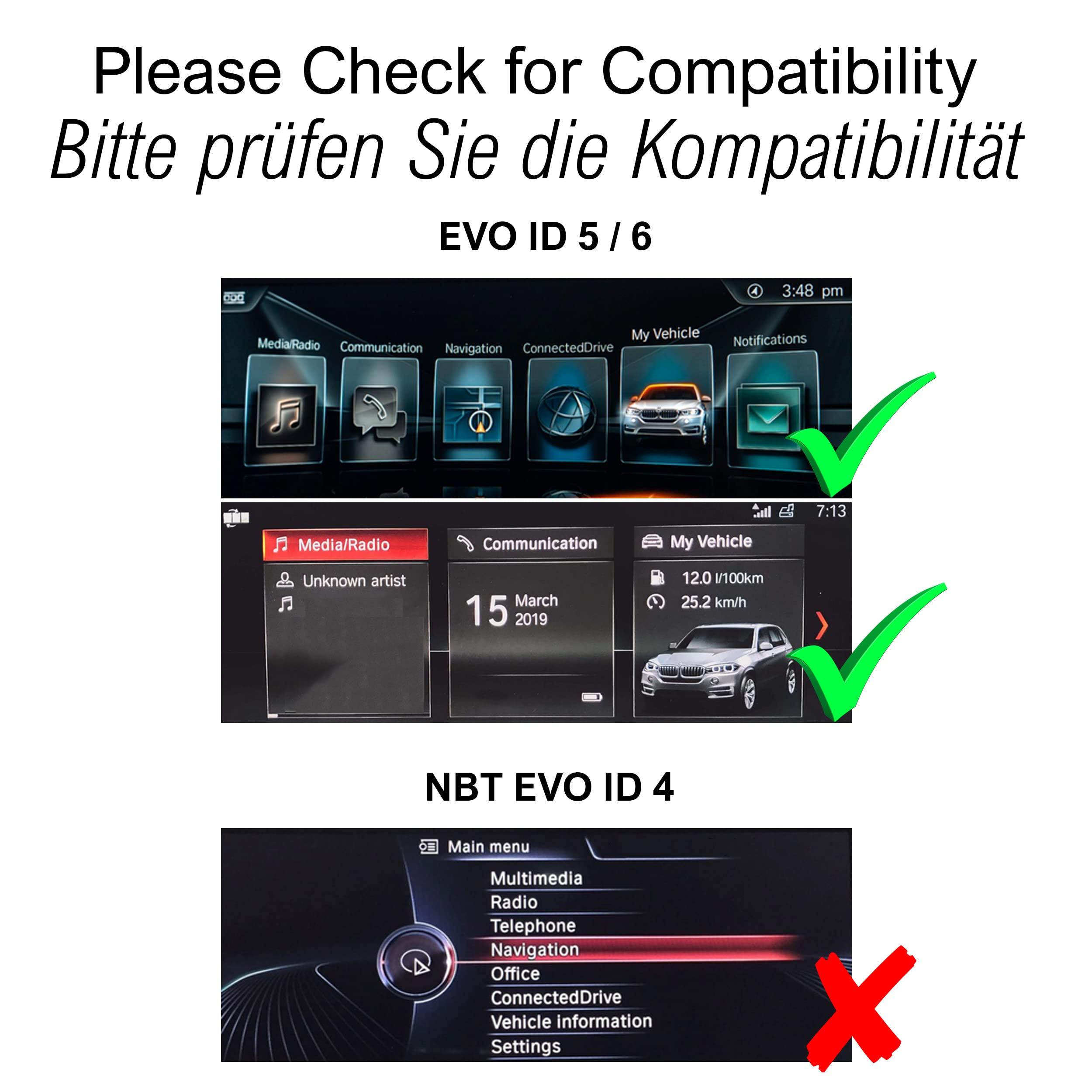 TAFFIO Compatible with: BMW F30 F31 F32 F34 F35 F36 EVO 10.25" Touchscreen Android GPS Navi Carplay