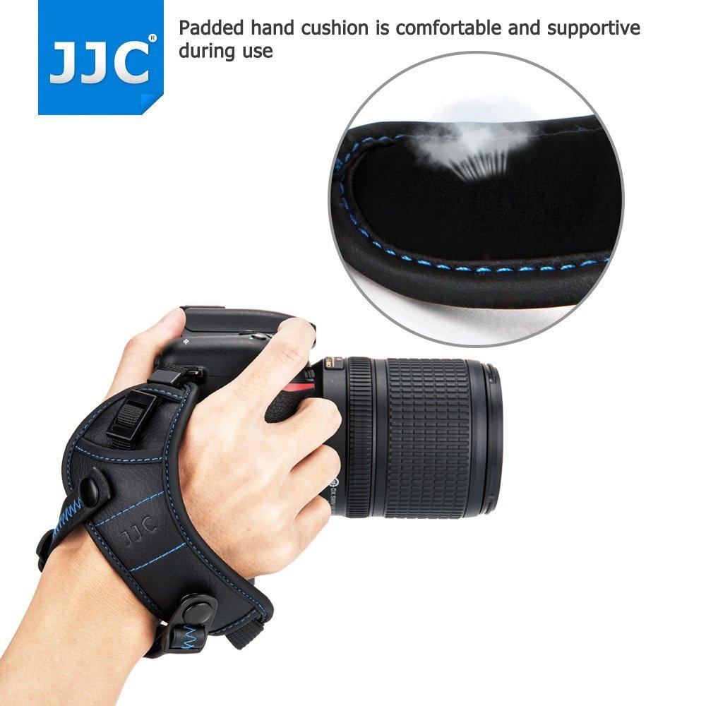 JJC JJC L Size Camera Hand Strap Grip Wrist Strap With Standing U Plate for Canon EOS 5DM4 5DM3 5DM2 5D 5Ds R 6DM2 6D 7DM2 7D 90D 80D 77D 70D SX70 SX60 Nikon Z50II D780 D850 D500 D750 D750 D810 D7500 P950