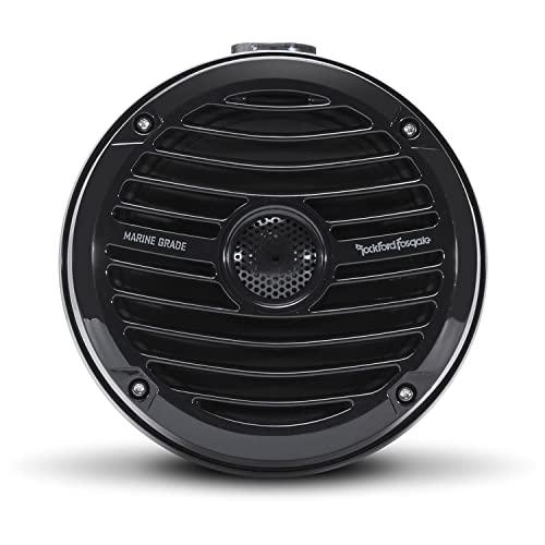 Rockford Fosgate 2) Rockford Fosgate RM1652W-MB 6.5" Mini Marine Wakeboard Speakers+JVC Receiever