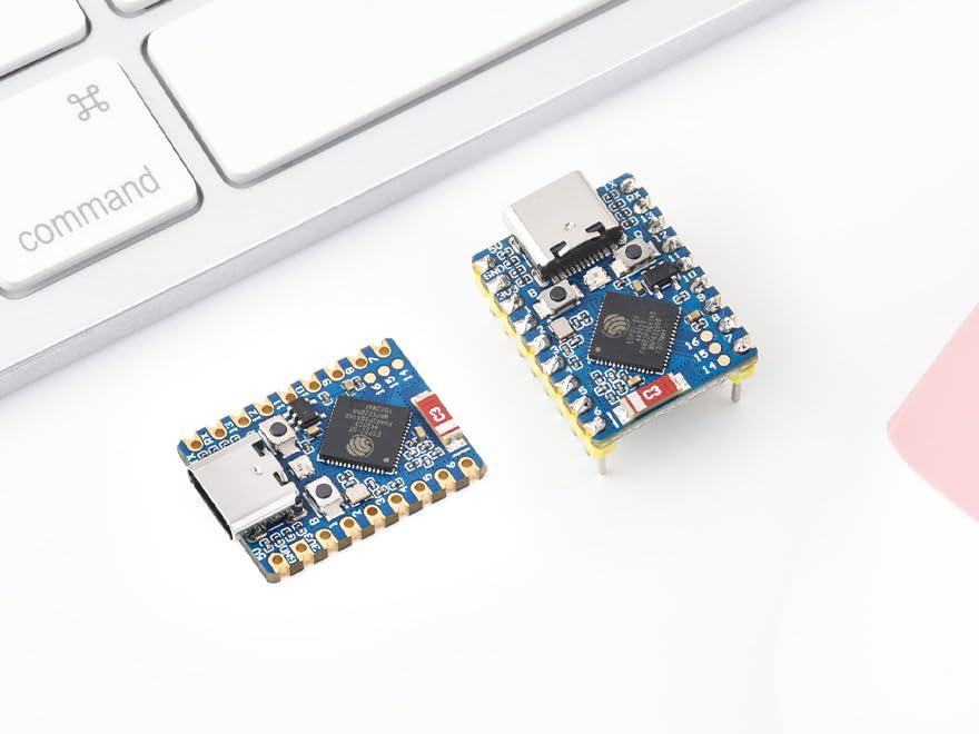 waveshare waveshare ESP32-S3 Mini Development Board with 2.4GHz Wi-Fi,Bluetooth 5 Support,Based on ESP32-S3FH4R2 Dual-Core Processor,240MHz Running Frequency, USB Type-C Port