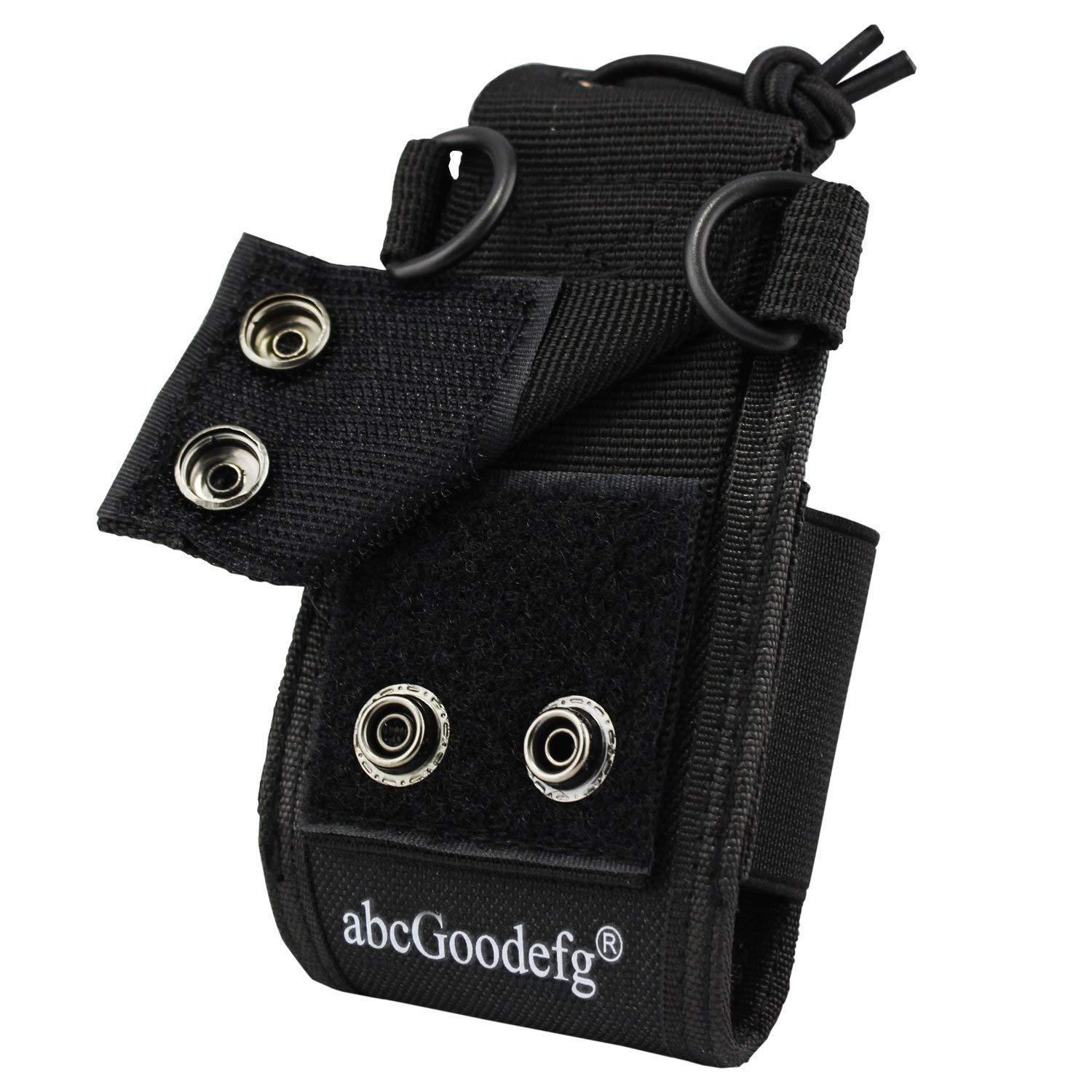 abcGoodefg abcGoodefg 3 in1 Radio Holder Holster Case Pouch Bag for GPS Kenwood Motorola baofeng UV5R UV82 UV5RA 888S Retevis H777 Two Way Radio Walkie Talkie MSC 20C (2Pack)