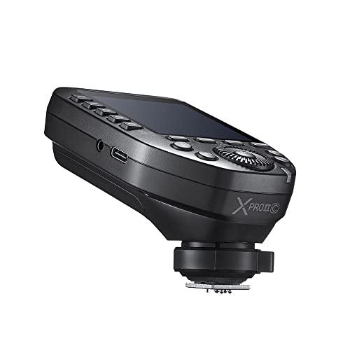 GODOX Godox XproII-C Trigger, Godox Flash Trigger for Canon, TTL Wireless Flash Trigger, HSS 1/8000s, 11 Customizable 5 Group Button, Can Bluetooth Connection (XproII-C)