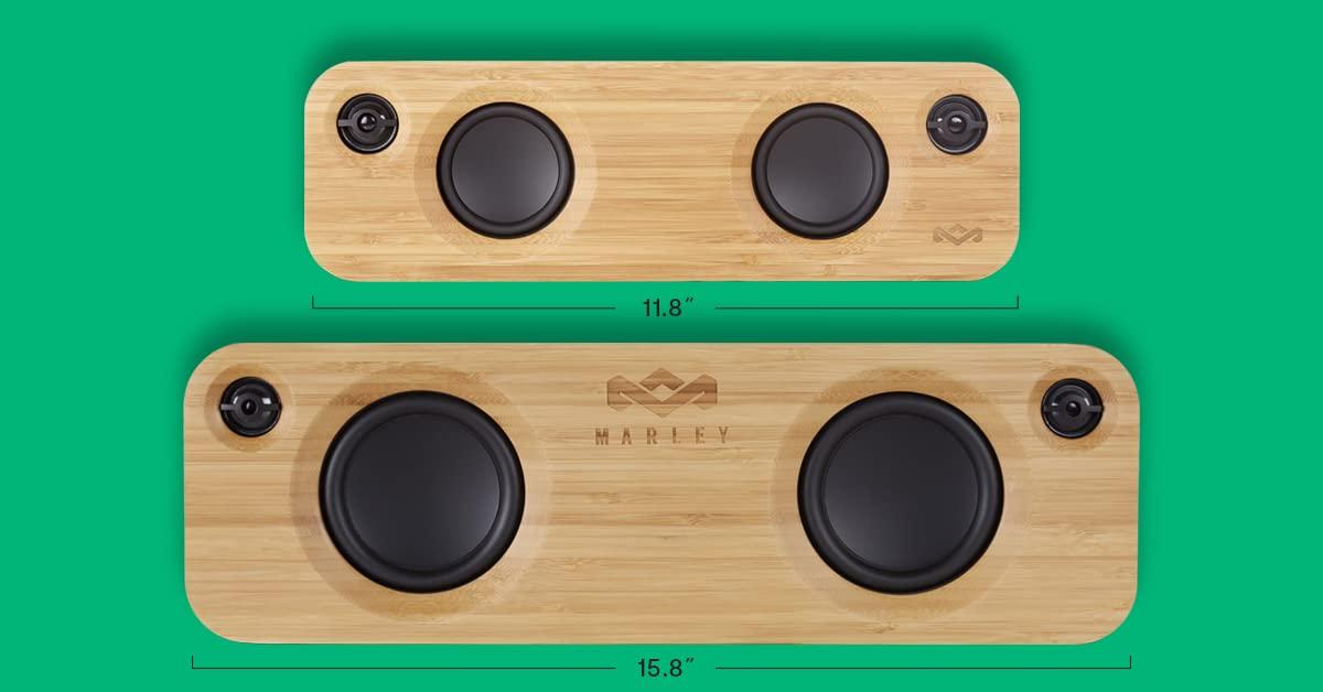 House of Marley House of Marley - Get Together Bluetooth Portable Bluetooth Speaker and Audio System - 3.5 Woofer & 1 Tweeters, 30m Wireless Range, 8 Hour Playtime, Sustainably Crafted, Signature Black