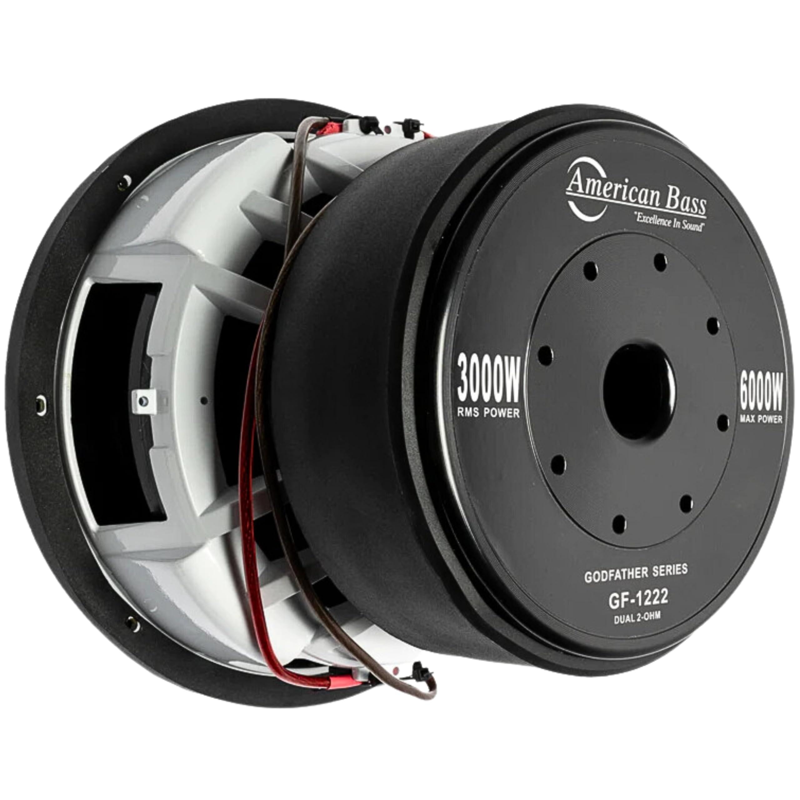 American Bass American Bass Godfather 12\" 2 Ohm 6000 Max Watts Car Subwoofer