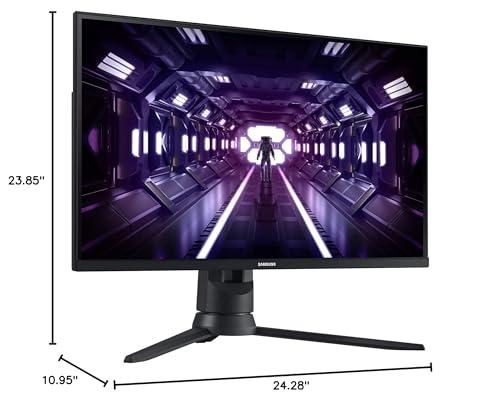 SAMSUNG Samsung Odyssey G3 Series 27-Inch FHD 1080p Gaming Monitor, 144Hz, 1ms, 3-sided border-less, VESA Compatible, Height Adjustable Stand, FreeSync Premium (LF27G35TFWNXZA)