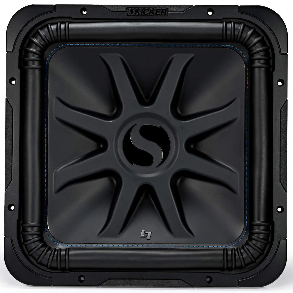 KICKER KICKER 44L7S152 15" Subwoofers with Sealed Sub Box, 46CXA18001 Amp & Install Kit
