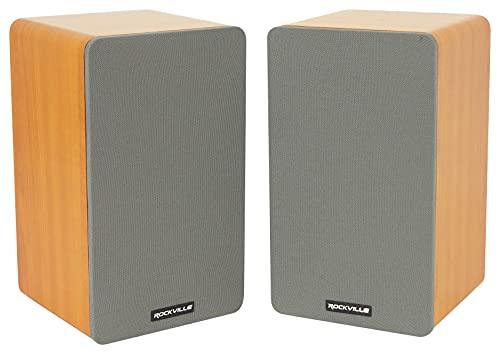 Rockville Rockville 2 RockShelf 54C 360w Wood 5.25" Home Theater Bookshelf Speakers/4 Ohm, Classic V2