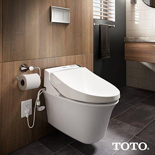 TOTO TOTO SW2024#01 A200 WASHLET Electronic Bidet Tolet Seat with SoftClose Lid, Elongated, Cotton White