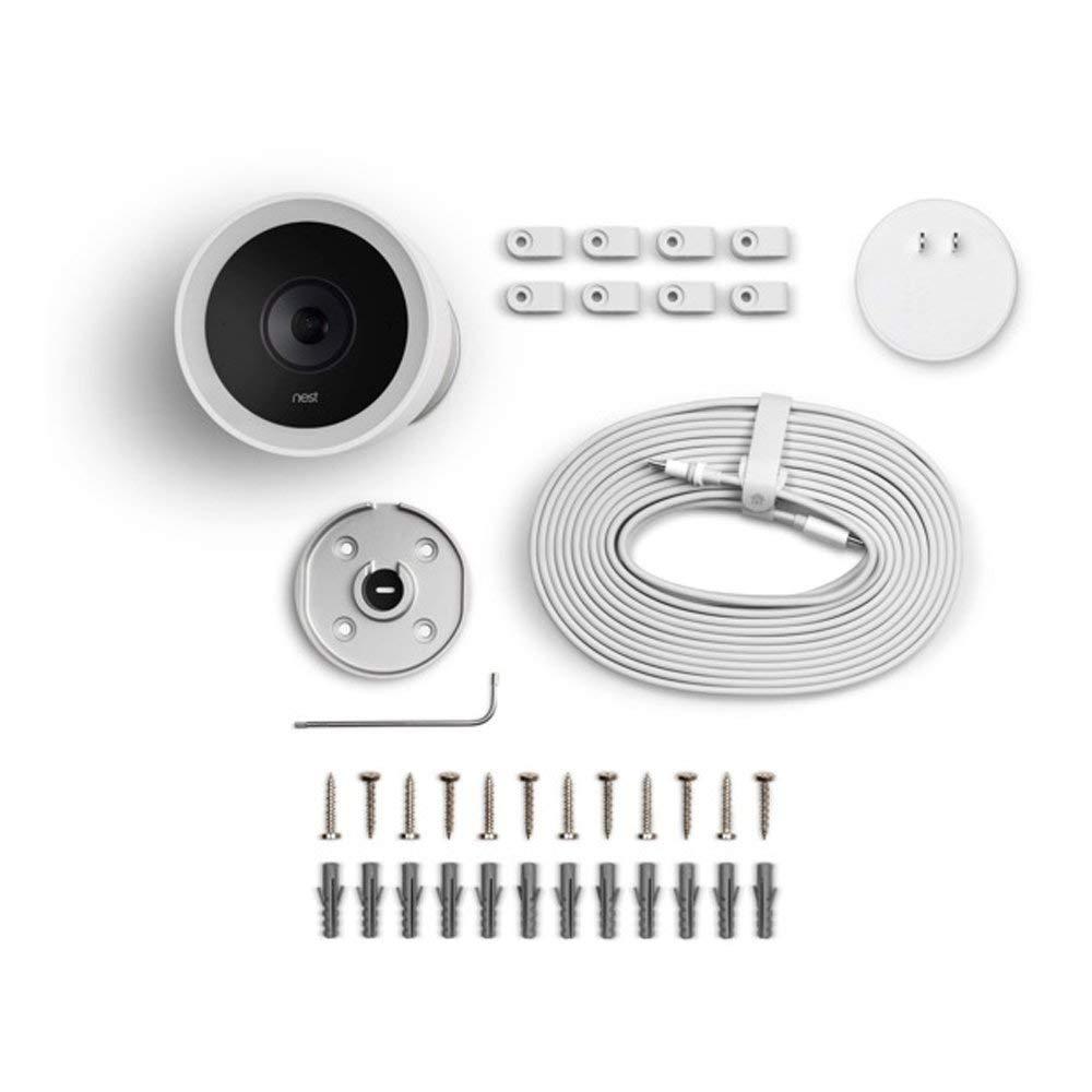 Nest Google - Nest Cam IQ Outdoor Security Camera, NC4100 - White (Renewed)