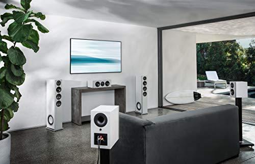 Definitive Technology Definitive Technology D15 Demand Series Modern High-Performance 3-Way Tower Speaker (Right-Channel) - Single, White | Dual 8 Passive Bass Radiators