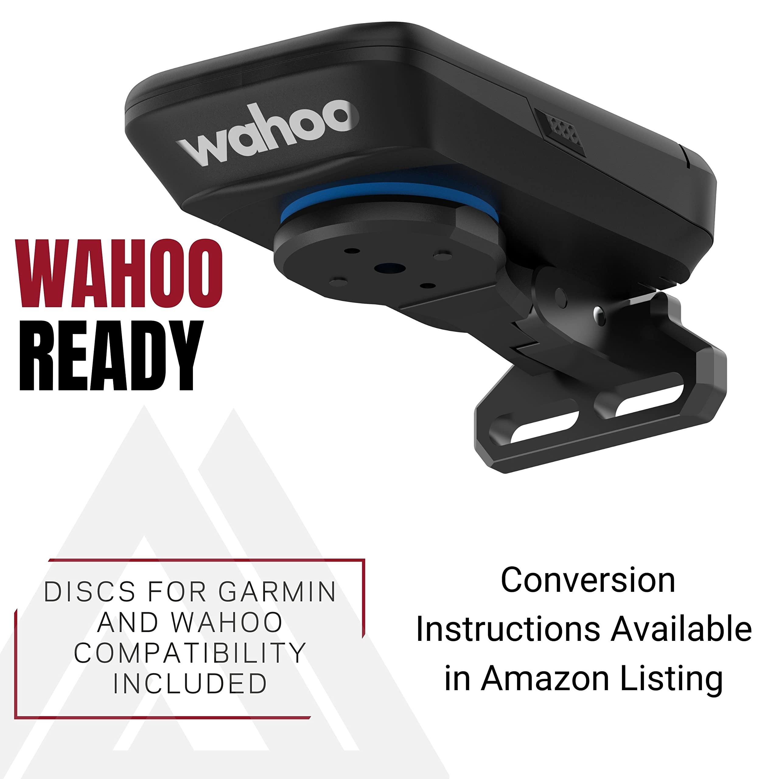 KOM Cycling KOM Cycling Quick Release Stem Mount and KOM Cycling CM06 Quick Release GoPro Computer Mount for Wahoo and Garmin Bike Computers Bundle