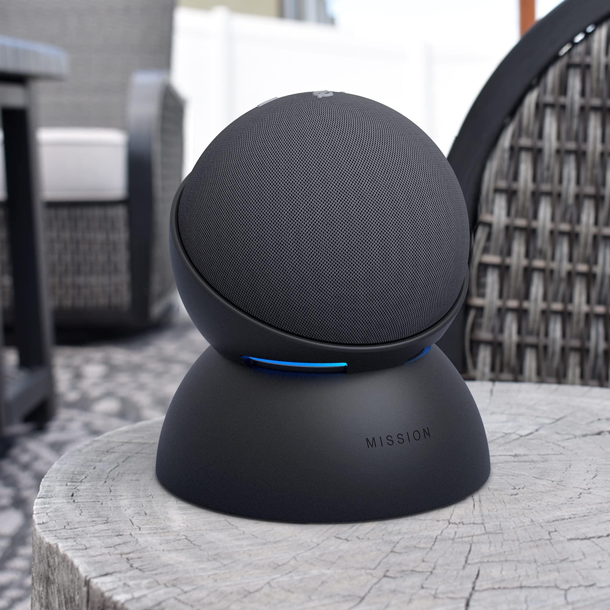 Mission Cables Made for Amazon Battery Base, for Echo Dot (4th & 5th generation)