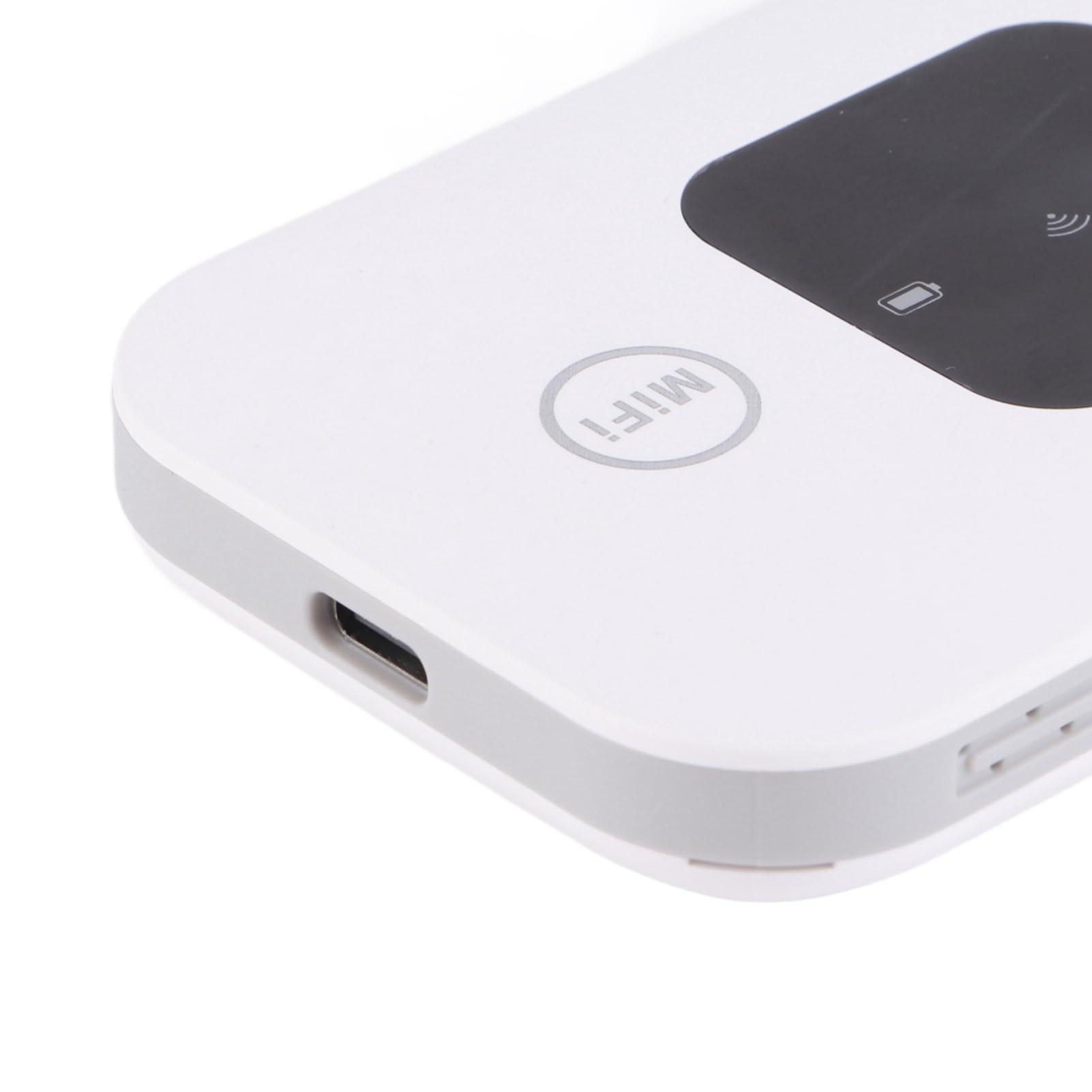 Cryfokt 4G Mobile Hotspot, High Speed Internet Router Portable Pocket WiFi, Small Network Hotspot for Car Outdoor for Phone Laptop Desktop Tablet, White