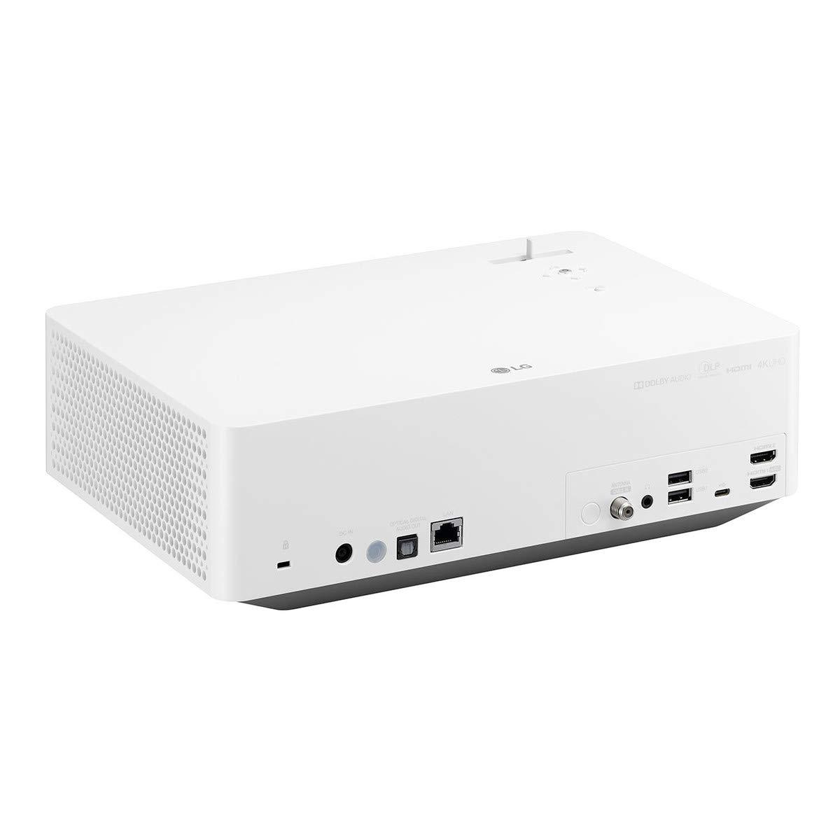 LG LG CineBeam UHD 4K Projector HU70LA - DLP Home Theater Smart Projector with Alexa Built-In, White