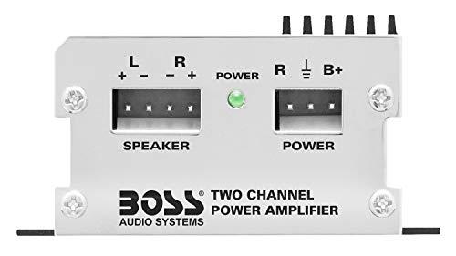 BOSS Audio Systems BOSS Audio Systems CE102 2 Channel Car Amplifier - 100 Watts, Full Range, Class A/B, IC (Integrated Circuit)
