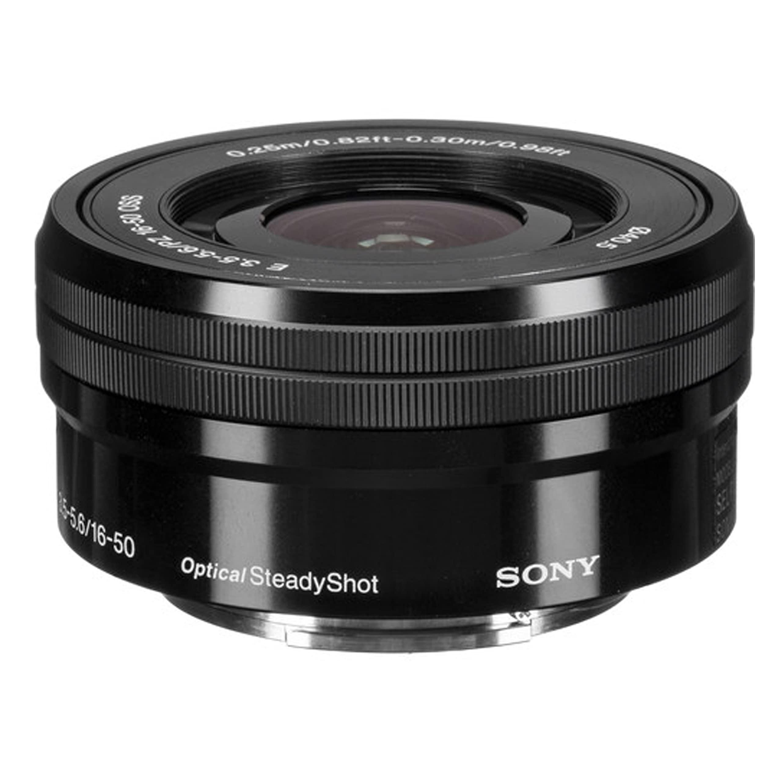 Sony Sony ZV-E10 + 16-50mm Lens, LED Light, Microphone, 64GB, U-Grip, Filters, Tripod, Case, Software, & More Pro Video Bundle (38pc)