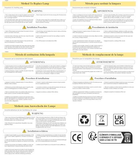 SORNEICDR Projector Lamp for Epson EL PLP67/V13H010L67 EB-S02 EB-S02H EB-X11 EH-TW480 EH-TW550 EB-X12 EB-X02 EB-S01 EB-S11 EB-S12 Home Cinema 500 707HD 710HD 7 50HD H436B H433B EX3210 EX3212, with Housing