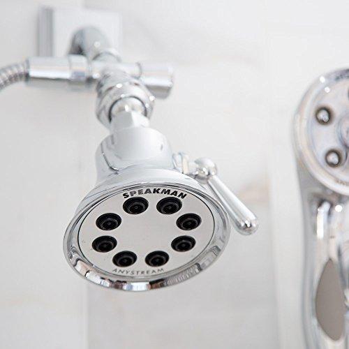 Speakman Speakman Retro S-3015 8-Jet Shower Head, 2.5 GPM, Polished Chrome