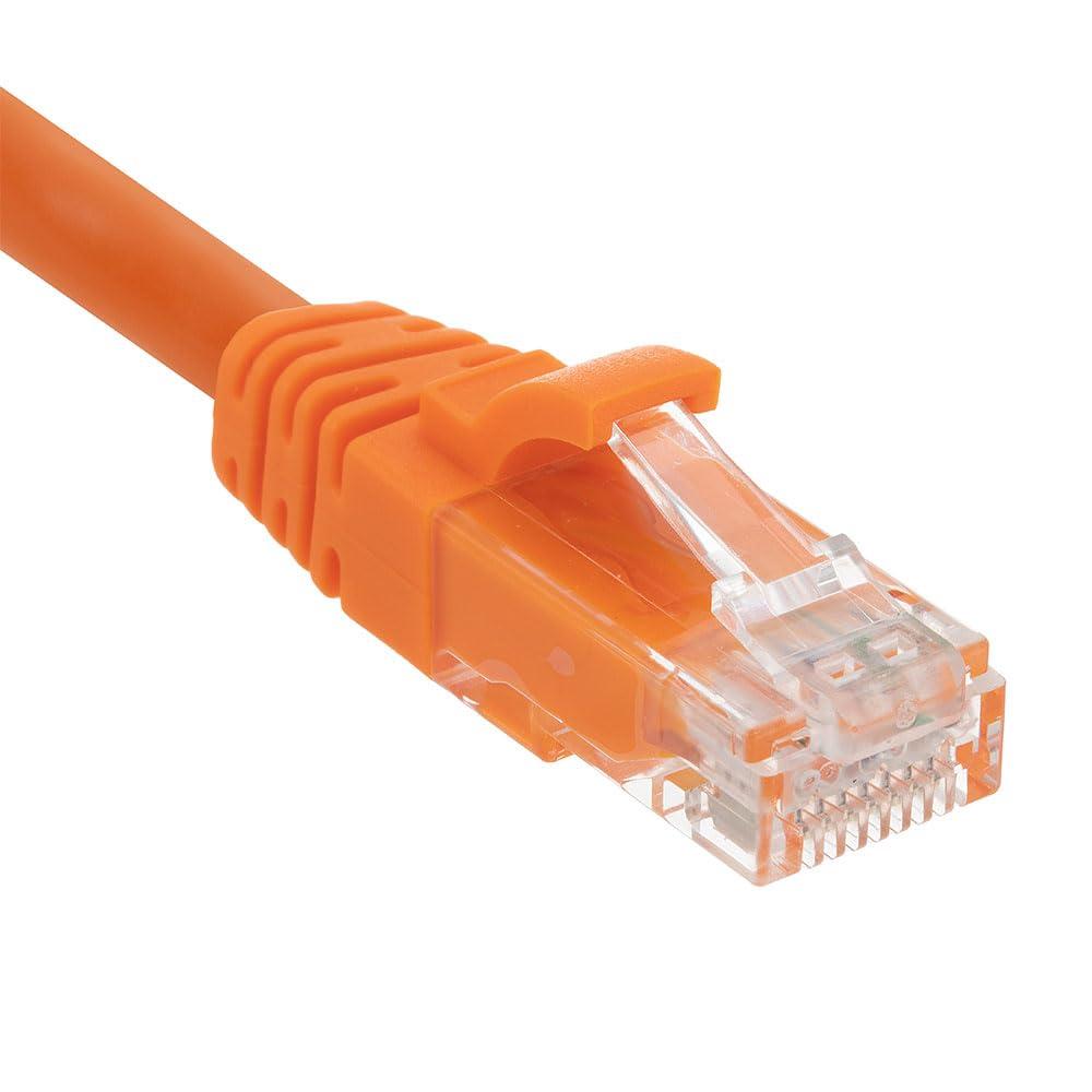 NavePoint NavePoint Patch Cable, CAT6, UTP, 24AWG/7 * 0.18 MM, 7 Ft, 10 Pack, Orange