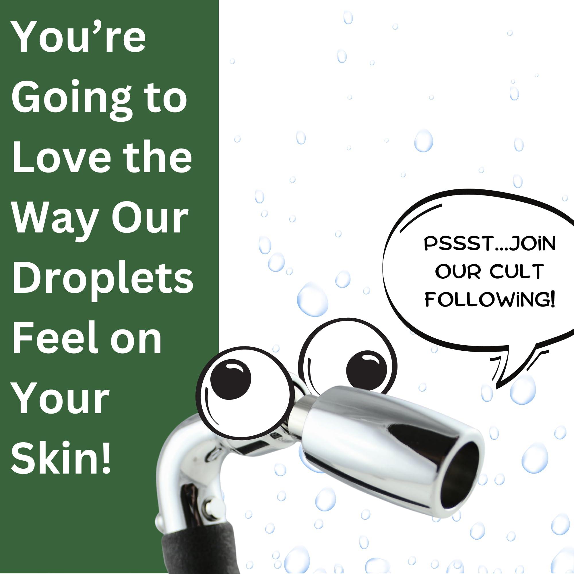 HIGH SIERRA SHOWERHEADS High Sierra Showerheads - Solid Metal 1.8 GPM High-Efficiency, Low-Flow Shower Head with Pressure Control Valve that Shuts It Off to Just a Trickle - Chrome