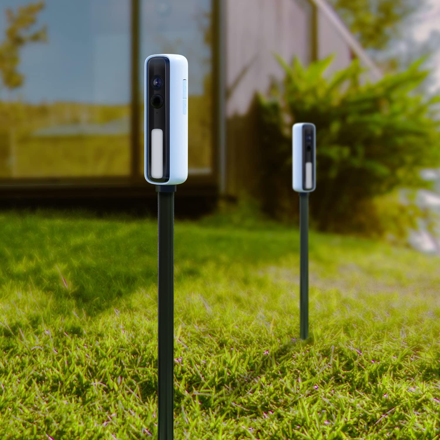 RELI RELI Wireless Outdoor Light Cam D1 + Ground Stand: Complete Security Camera Solution with 1080P Color Night Vision, Motion Detection, and SD/Cloud Storage