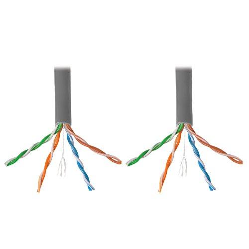 Tripp Lite Tripp Lite 1000ft Cat6 Gigabit Ethernet Bulk Cable Stranded CMR PVC 24AWG Gray 1000' (N220-01K-GY)