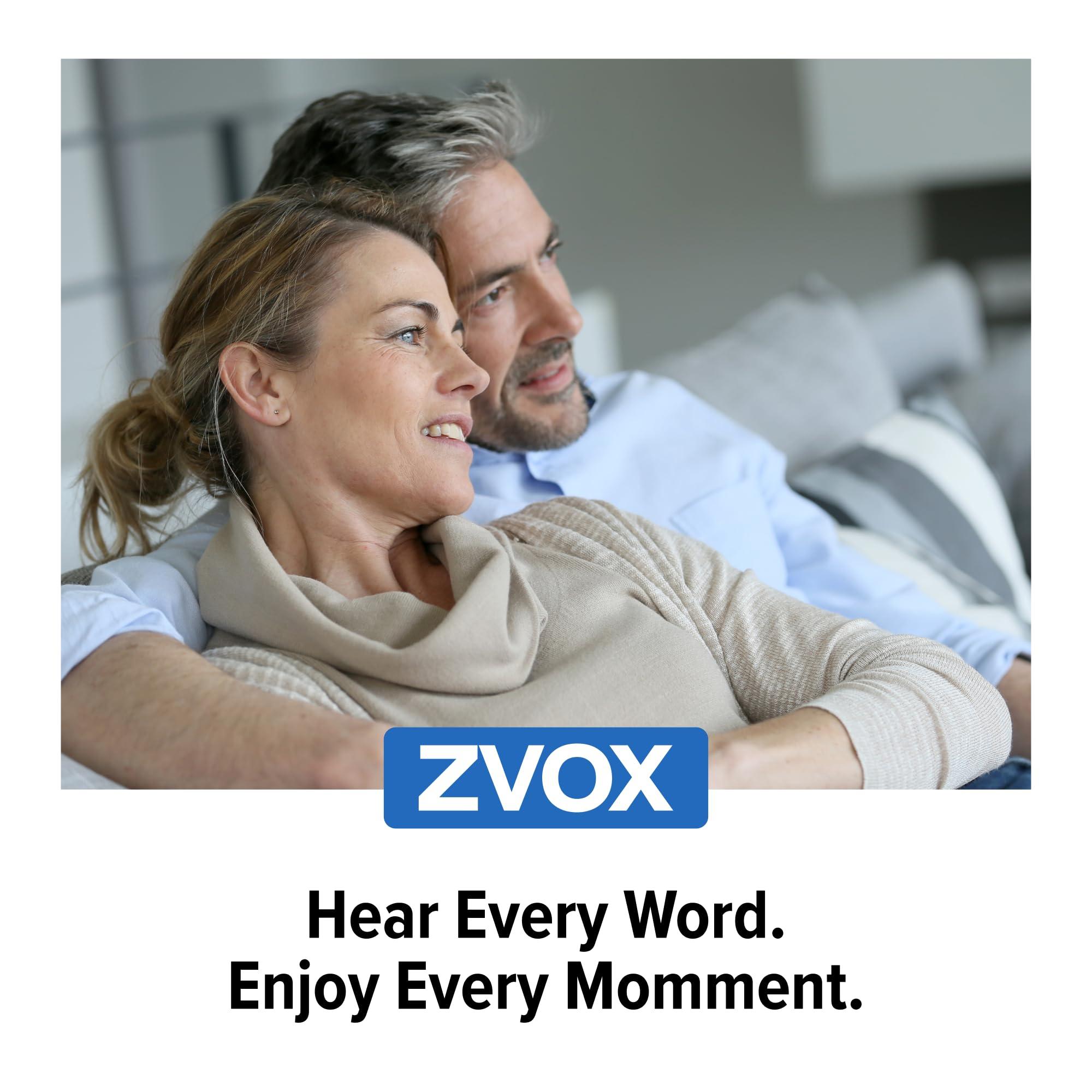 ZVOX ZVOX AccuVoice AV157 Dialogue Clarifying Soundbar - Patented Hearing Technology with Voice Boost, Ultimate Low-Profile TV Speakers Soundbar, Perfect for Home Theater and Smart TV - Espresso