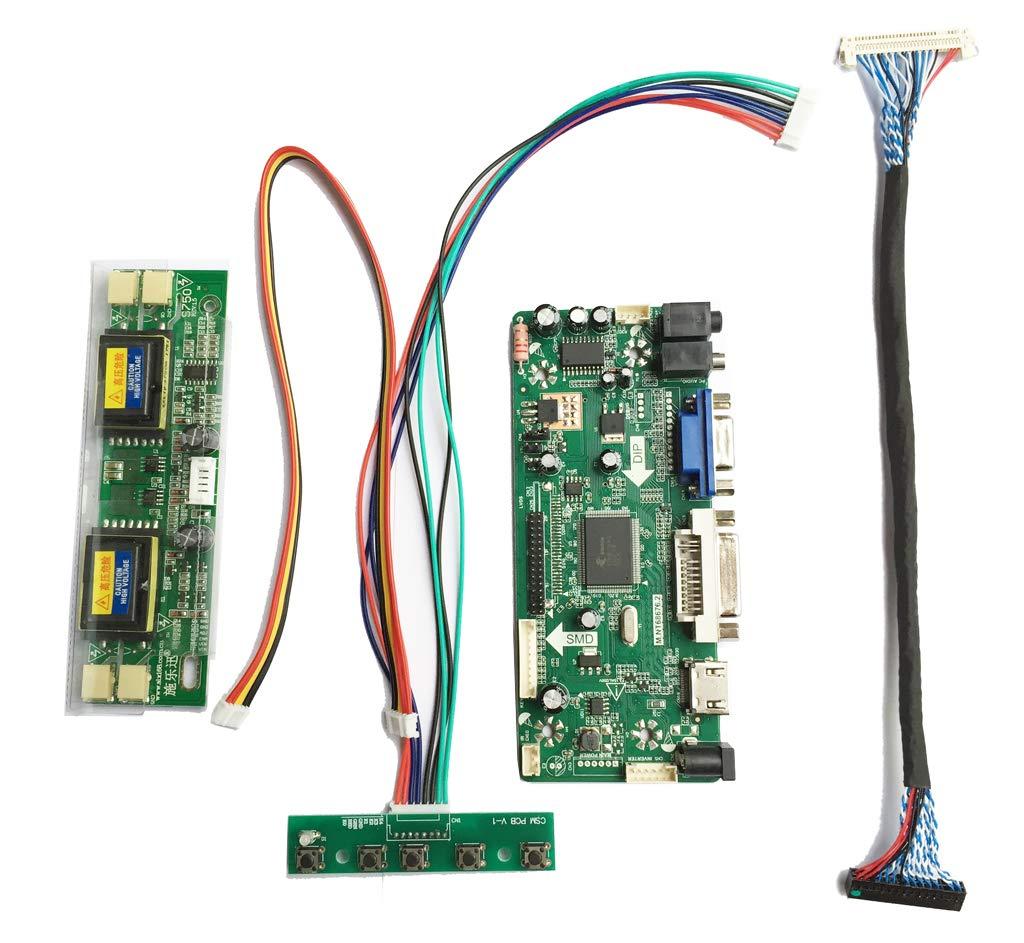 COOERQI NT68676 LVDs HDMI DVI VGA Input LCD Controller Inverter Board Kit for LM230WF1-TLA6 1920X1080 Panel