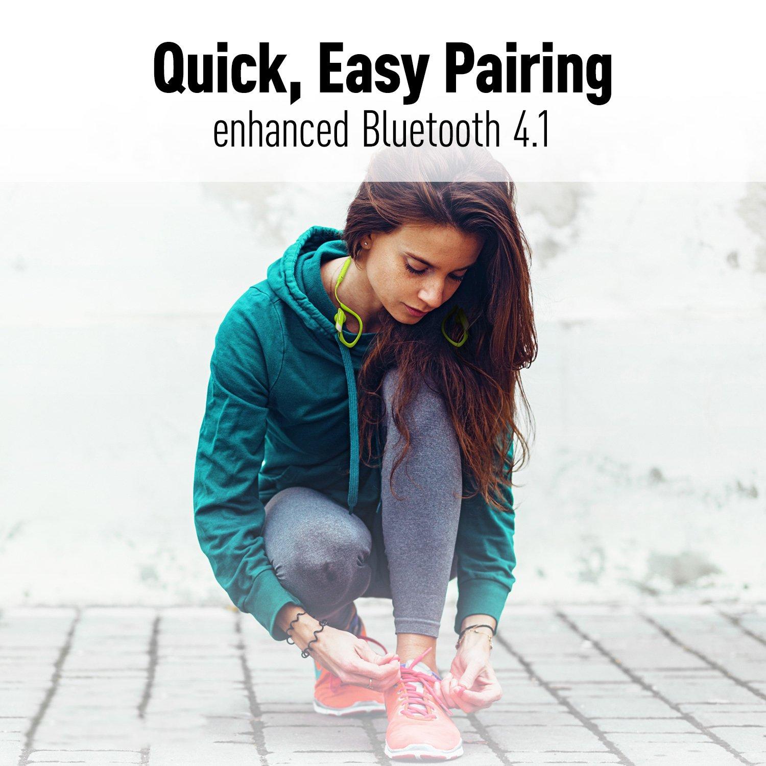 Panasonic Panasonic RP-BTS10-Y WINGS Bluetooth Sport Earphones Yellow