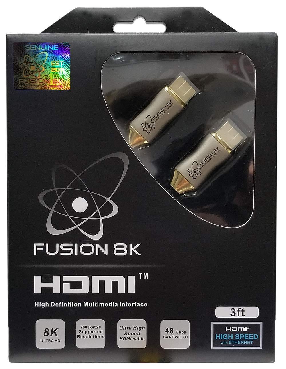 Fusion8K Fusion8K Buy 2 Black HDMI Cables & Get One White HDMI Cable