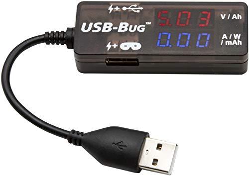 Triplett Triplett USB-Bug Dual-Output Inline USB-A Tester with Data Masking Port