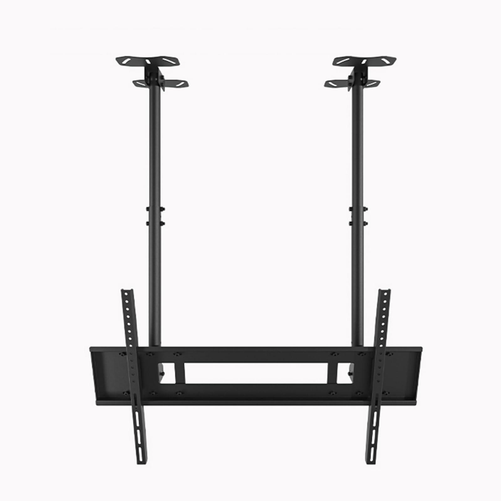 THEGA THEGA Adjustable Ceiling TV Mount Bracket - Height Adjustable Ceiling TV Mount, Double Mast TV Mount for 60-100 Inch LED Flat Screen, Ceiling Mounting, Max VESA 1000x600mm (Size : 3m)