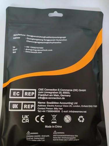 Twozoh Twozoh Left Angled Coiled Mini HDMI to HDMI Cable, 90 Degree Mini HDMI to HDMI Coiled Cable Support 3D/4K 1080P Stretched Length to 1.5M / 5FT