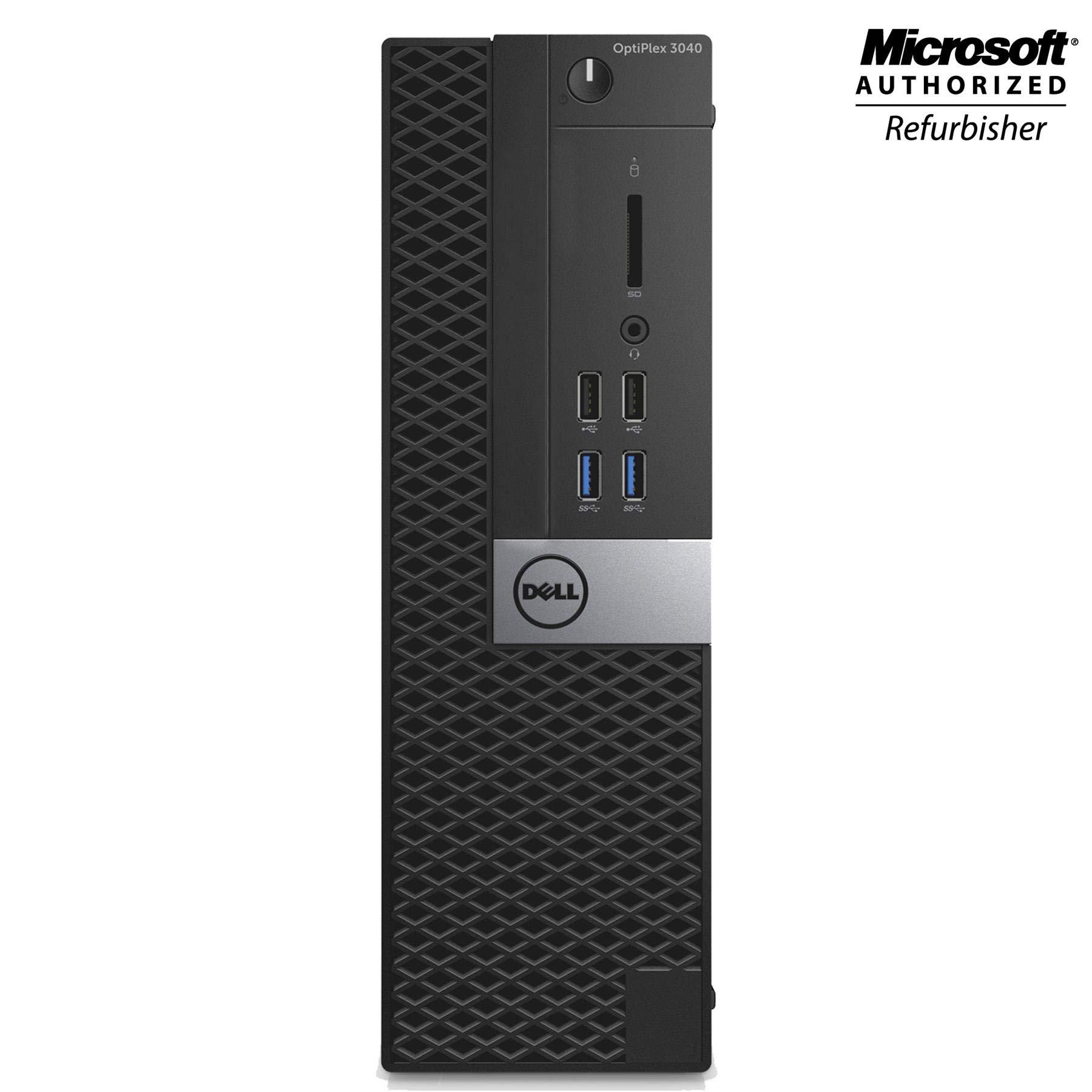 Dell Dell Optiplex 3040 Small Desktop Computer - Core Intel i5 6th Gen, 8GB DDR4 RAM, 1TB SSD, HDMI, New Keyboard, Mouse, WiFi, Windows 10 Professional(Renewed)