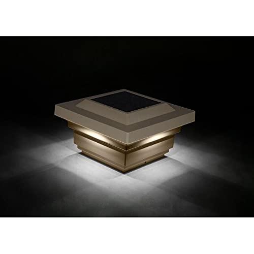Classy Caps CLASSY CAPS MFG. Classy Caps 4x4 Regal Solar Post Cap Light (Set of 2)